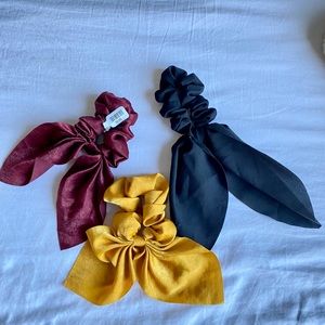 Set of 3 Anthropologie scrunchies